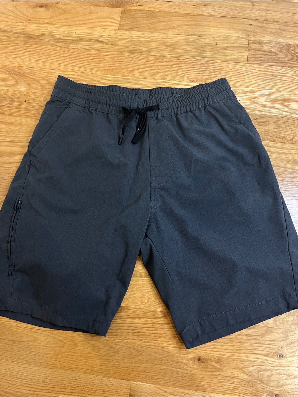 Kenneth Cole Men's Black Elastic Waist Shorts S